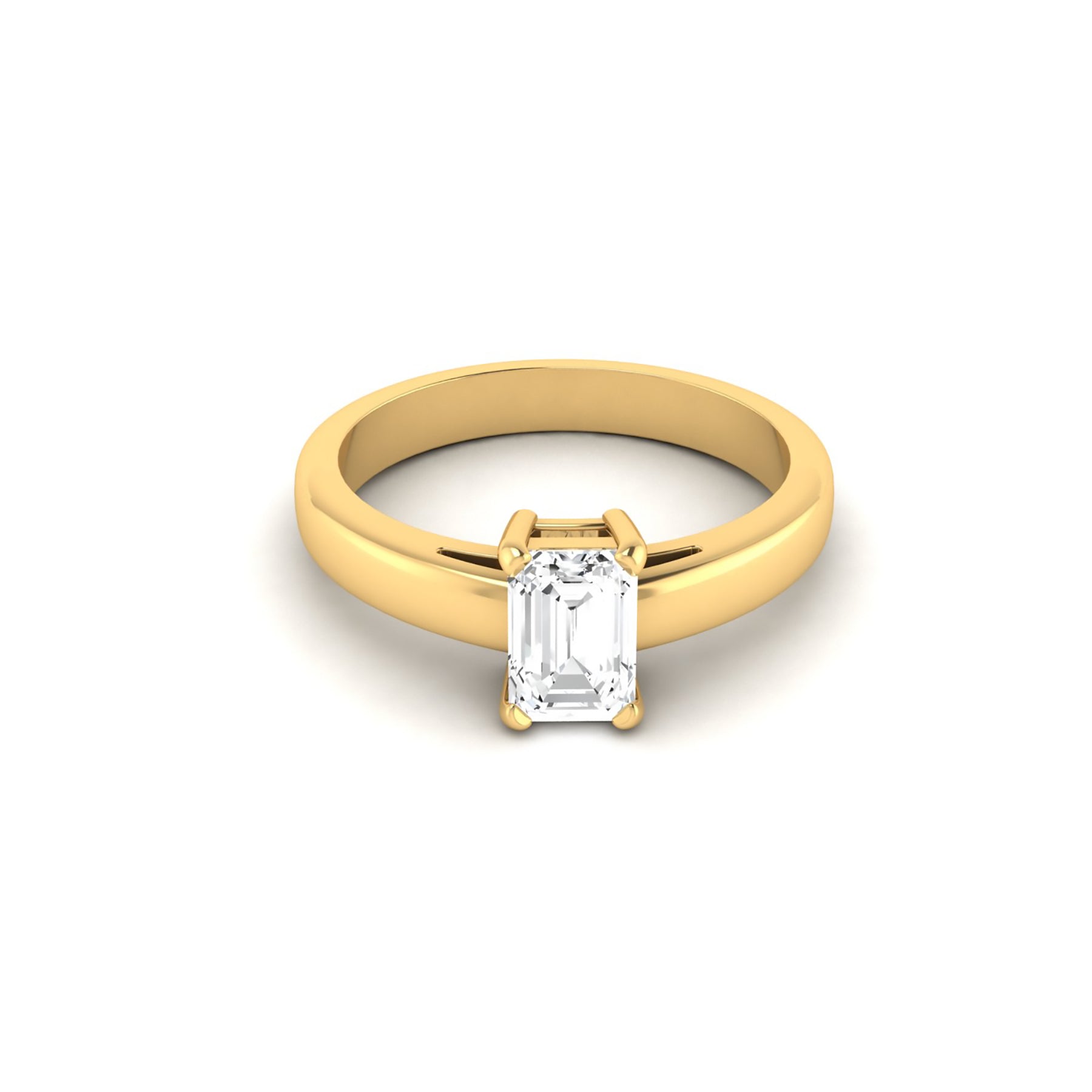 Yellow Gold Ring with Lab Grown Diamonds Virja