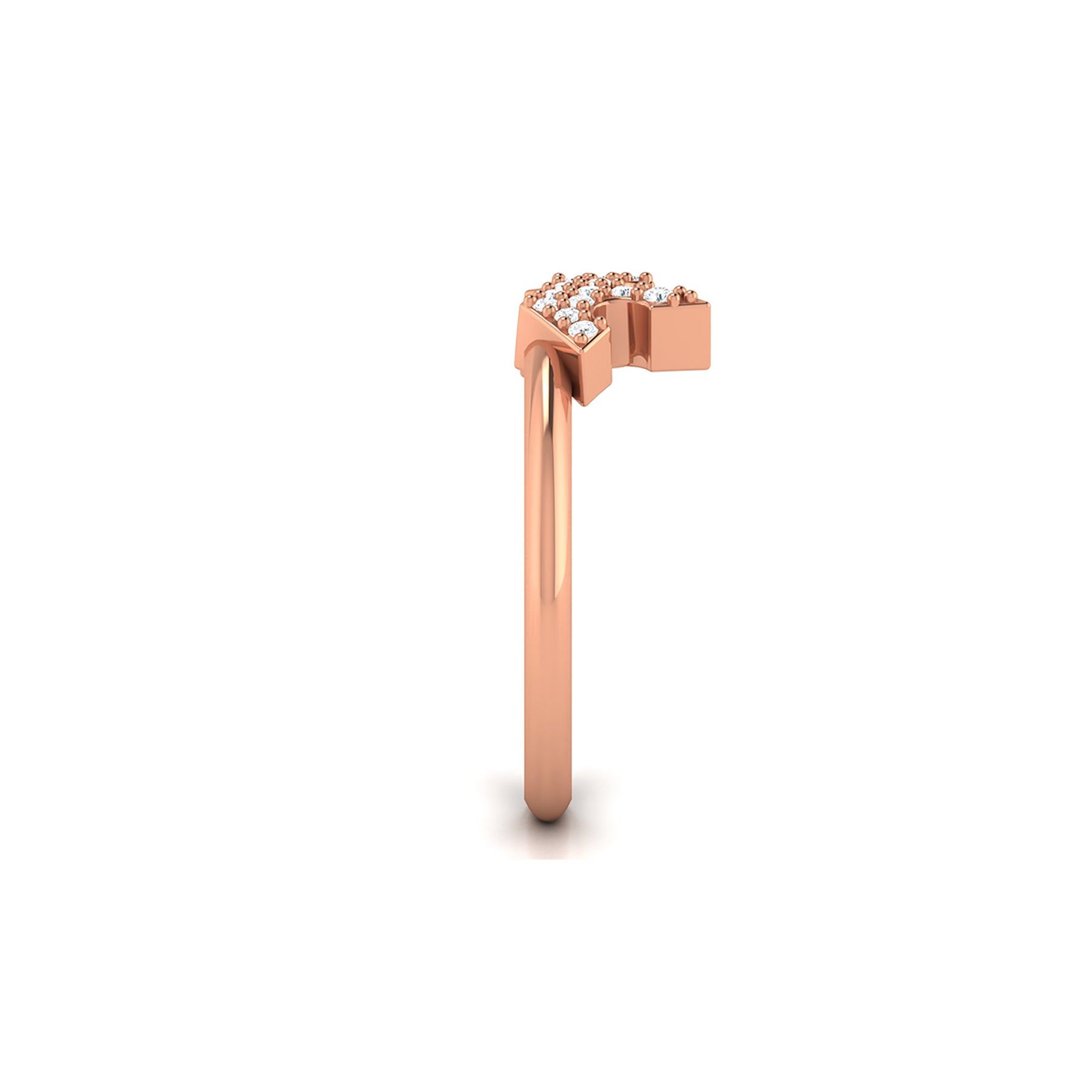 Rose Gold Ring with Lab Grown Diamonds Virja