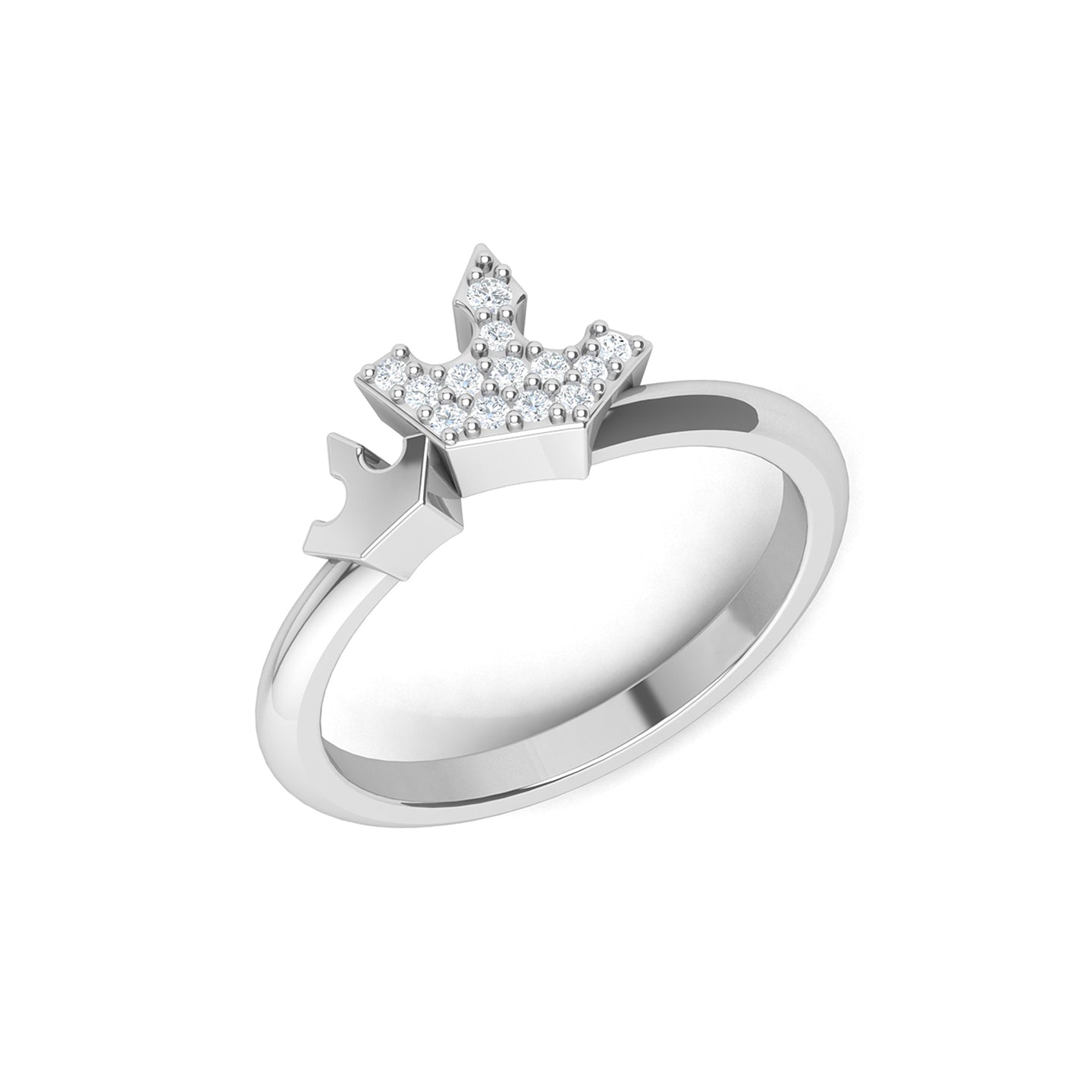 White Gold Ring with Lab Grown Diamonds Virja