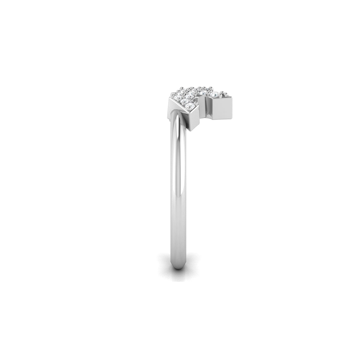 White Gold Ring with Lab Grown Diamonds Virja