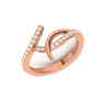 Starburst Rose Gold Ring with Lab Grown Diamond Virja