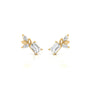 Gold Earrings with Lab Grown Diamonds Virja