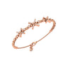 Rose Gold Charm Bracelet with Lab Grown Diamonds Virja