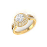 Yellow Gold Ring with Lab Grown Diamonds Virja