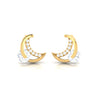 Daily Wear Yellow Gold Earrings with Lab Grown Diamonds Virja