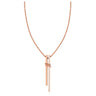 Rose Gold Necklace with Lab Grown Diamonds Virja