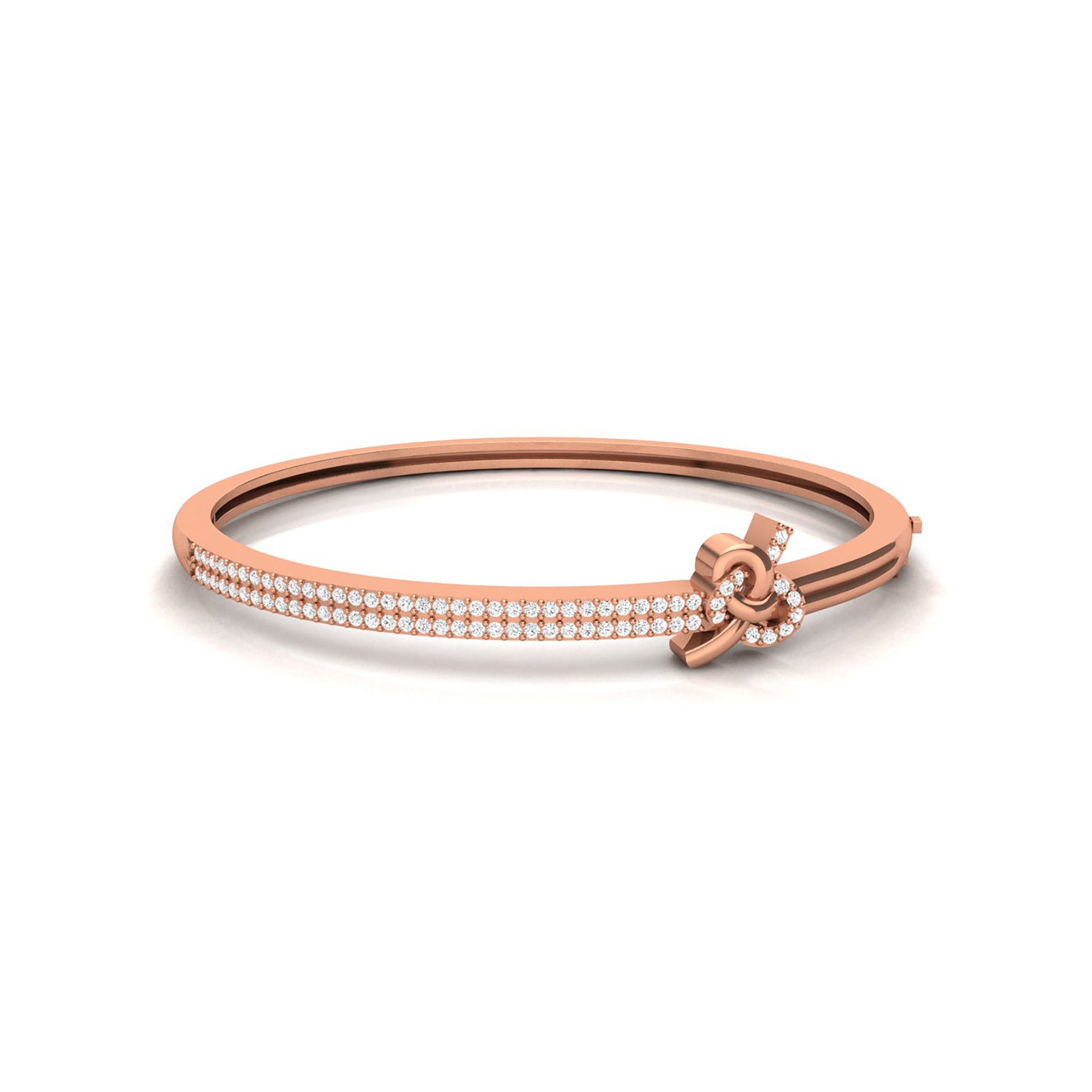 Rose Gold Tennis Bracelet with Lab Grown Diamonds Virja