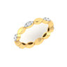 Gold Chain Ring with Lab Grown Diamonds Virja